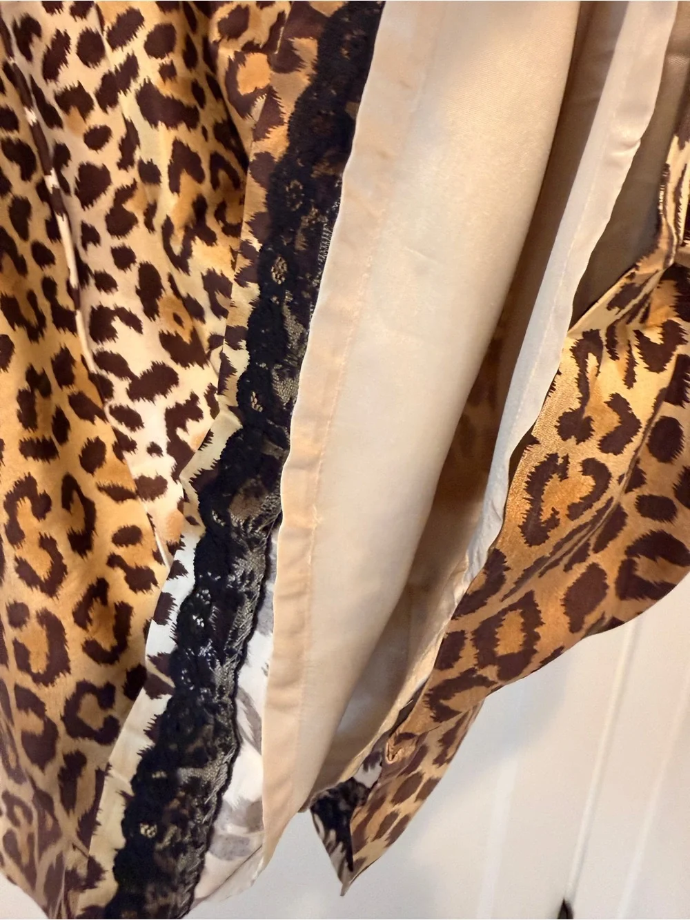 Kate Spade Brown Gold Leopard Print Dress